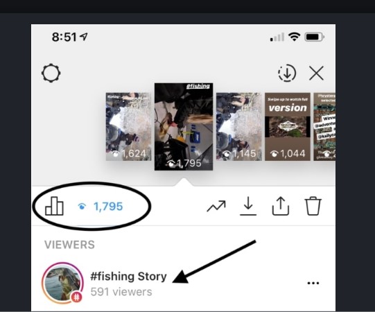 Checking Instagram Story Views