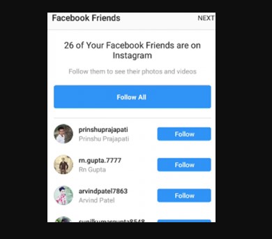 Follow All Facebook Friends