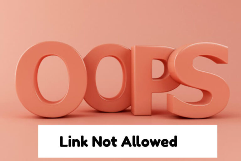 What Is The "Link Not Allowed" Error On Instagram And How To Resolve
